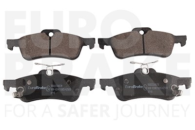 Eurobrake Bremsbelagsatz, Scheibenbremse [Hersteller-Nr. 5502224579] für Daihatsu, Toyota von EUROBRAKE