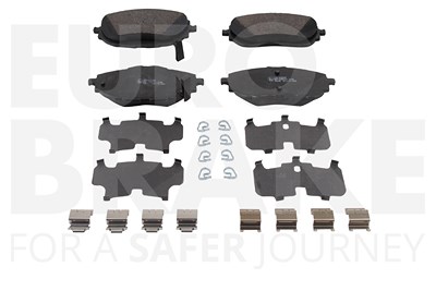 Eurobrake Bremsbelagsatz, Scheibenbremse [Hersteller-Nr. 5502224599] für Toyota von EUROBRAKE