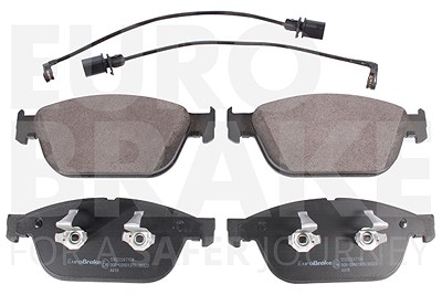 Eurobrake Bremsbelagsatz, Scheibenbremse [Hersteller-Nr. 55022247104] für Audi von EUROBRAKE