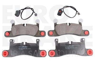 Eurobrake Bremsbelagsatz, Scheibenbremse [Hersteller-Nr. 55022247120] für Porsche, VW von EUROBRAKE