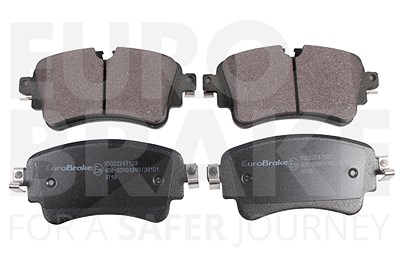 Eurobrake Bremsbelagsatz, Scheibenbremse [Hersteller-Nr. 55022247123] für Audi, VW von EUROBRAKE