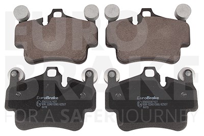 Eurobrake Bremsbelagsatz, Scheibenbremse [Hersteller-Nr. 55022247127] für Porsche von EUROBRAKE