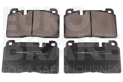 Eurobrake Bremsbelagsatz, Scheibenbremse [Hersteller-Nr. 55022247132] für Audi, Porsche von EUROBRAKE