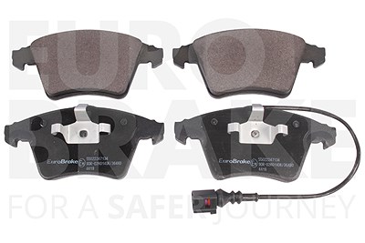 Eurobrake Bremsbelagsatz, Scheibenbremse [Hersteller-Nr. 55022247134] für VW von EUROBRAKE