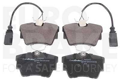 Eurobrake Bremsbelagsatz, Scheibenbremse [Hersteller-Nr. 5502224747] für VW von EUROBRAKE