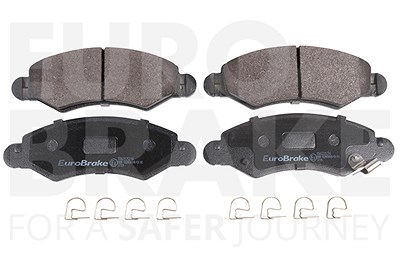 Eurobrake Bremsbelagsatz, Scheibenbremse [Hersteller-Nr. 5502225216] für Opel, Subaru, Suzuki von EUROBRAKE