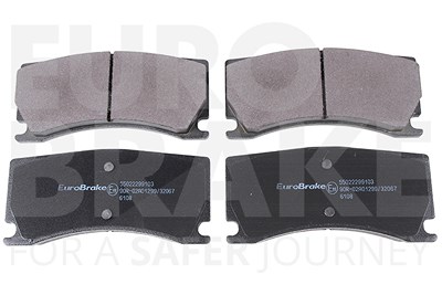 Eurobrake Bremsbelagsatz, Scheibenbremse [Hersteller-Nr. 55022299103] für Jaguar, Peugeot von EUROBRAKE