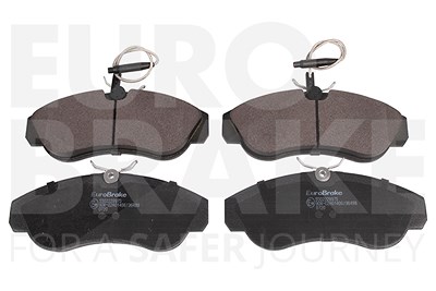 Eurobrake Bremsbelagsatz, Scheibenbremse [Hersteller-Nr. 5502229975] für Citroën, Fiat, Peugeot von EUROBRAKE