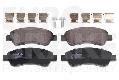 Eurobrake Bremsbelagsatz, Scheibenbremse [Hersteller-Nr. 5502229996] für Citroën, Peugeot von EUROBRAKE