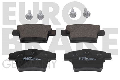 Eurobrake Bremsbelagsatz Hinten [Hersteller-Nr. 5502222563] für Ford von EUROBRAKE