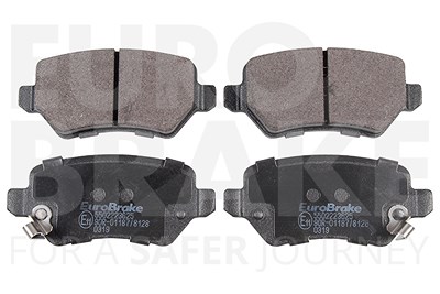 Eurobrake Bremsbelagsatz Hinterachse (System LUCAS) [Hersteller-Nr. 5502223625] für Opel, Chevrolet, Kia von EUROBRAKE