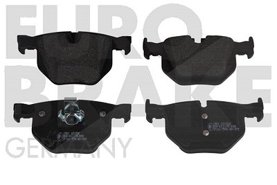 Eurobrake Bremsbelagsatz Hinterachse [Hersteller-Nr. 5502221526] für BMW von EUROBRAKE