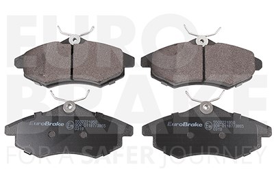 Eurobrake Bremsbelagsatz Vorderachse [Hersteller-Nr. 5502221950] für Citroën von EUROBRAKE