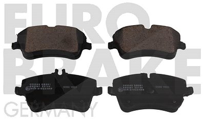 Eurobrake Bremsbelagsatz Vorderachse [Hersteller-Nr. 5502223345] für Mercedes-Benz von EUROBRAKE