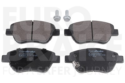 Eurobrake Bremsbelagsatz Vorderachse [Hersteller-Nr. 5502223635] für Opel von EUROBRAKE