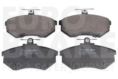 Eurobrake Bremsbelagsatz Vorderachse [Hersteller-Nr. 5502224725] für Audi, Seat, VW von EUROBRAKE