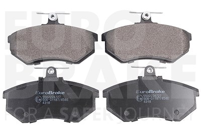 Eurobrake Bremsbelagsatz Vorderachse [Hersteller-Nr. 5502224727] für Audi, Seat, VW von EUROBRAKE