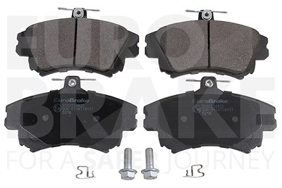 Eurobrake Bremsbelagsatz Vorderachse [Hersteller-Nr. 5502224822] für Mitsubishi, Smart, Volvo von EUROBRAKE