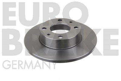 Eurobrake Bremsscheibe Vorderachse Voll [Hersteller-Nr. 5815202302] für Autobianchi, Fiat, Innocenti, Lancia, Pininfarina, Seat von EUROBRAKE