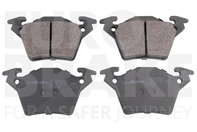 Eurobrake Satz Bremsbeläge Hinterachse SYSTEM BOSCH [Hersteller-Nr. 5502223341] für Mercedes-Benz von EUROBRAKE