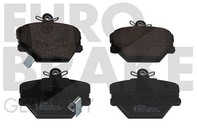 Eurobrake Satz Bremsbeläge Vorderachse [Hersteller-Nr. 5502223344] für Smart von EUROBRAKE