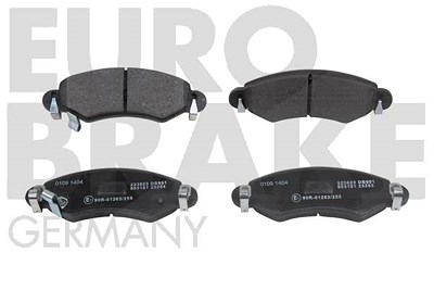 Eurobrake Satz Bremsbeläge Vorderachse [Hersteller-Nr. 5502223623] für Opel, Suzuki, Vauxhall von EUROBRAKE