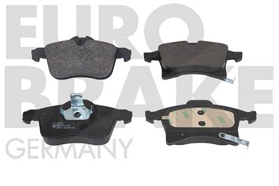 Eurobrake Satz Bremsbeläge Vorderachse [Hersteller-Nr. 5502223633] für Opel von EUROBRAKE