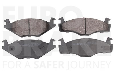 Eurobrake Satz Bremsbeläge Vorderachse [Hersteller-Nr. 5502224716] für Seat, VW von EUROBRAKE