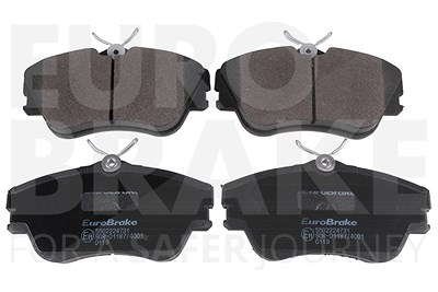 Eurobrake Satz Bremsbeläge Vorderachse [Hersteller-Nr. 5502224731] für VW von EUROBRAKE