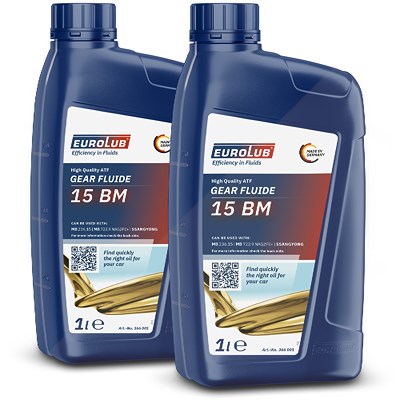 Eurolub 2x 1 L Getriebeöl GEAR FLUIDE 15 BM [Hersteller-Nr. 366001] von EUROLUB