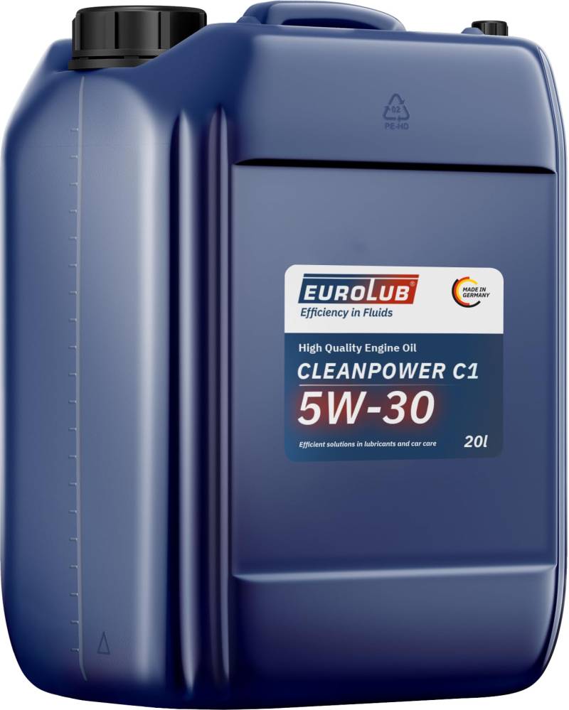 EUROLUB CLEANPOWER C1 SAE 5W-30 Motoröl, 20 Liter von EUROLUB