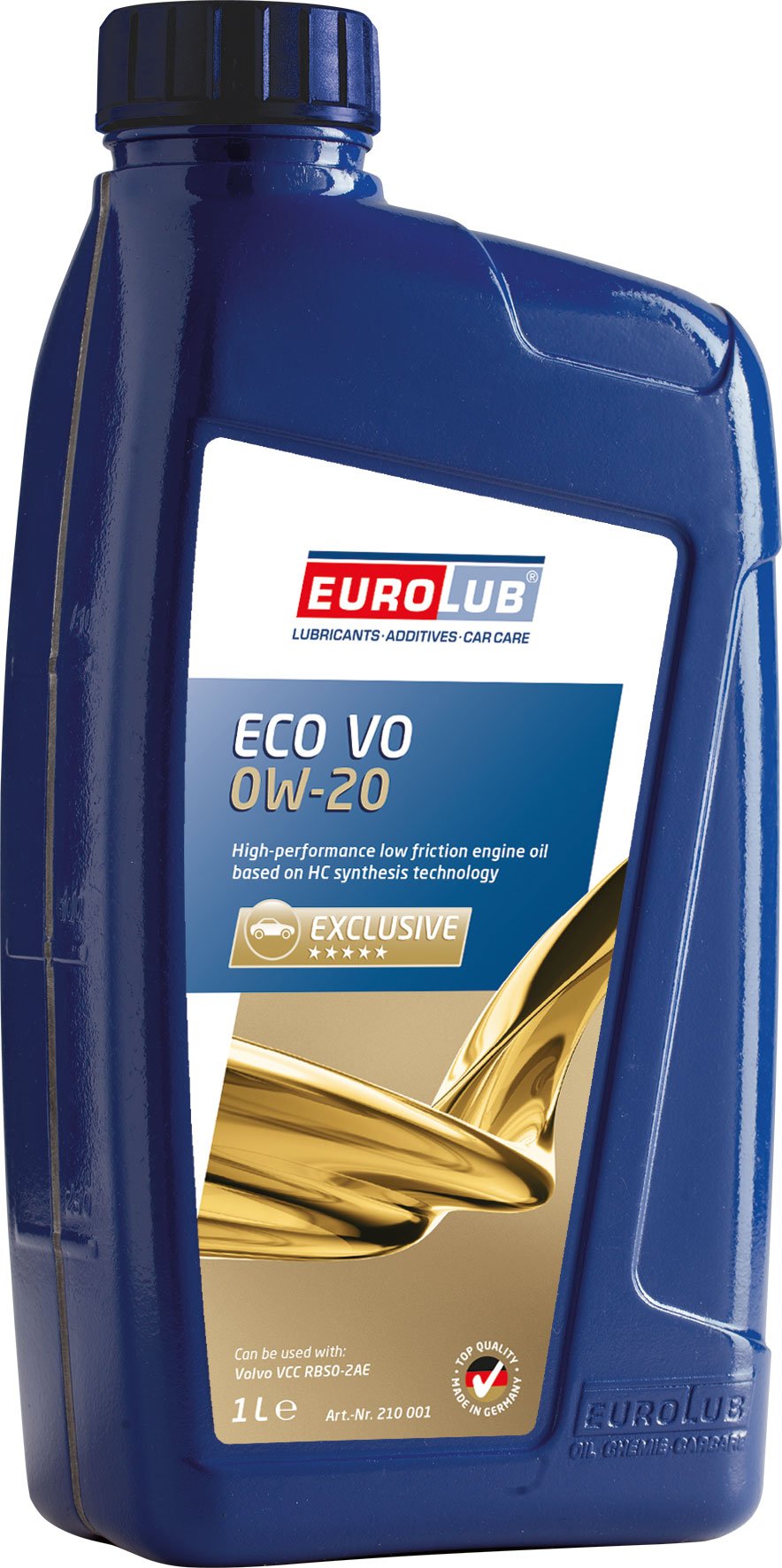 EUROLUB ECO VO SAE 0W-20 Motoröl, 1 Liter von EUROLUB