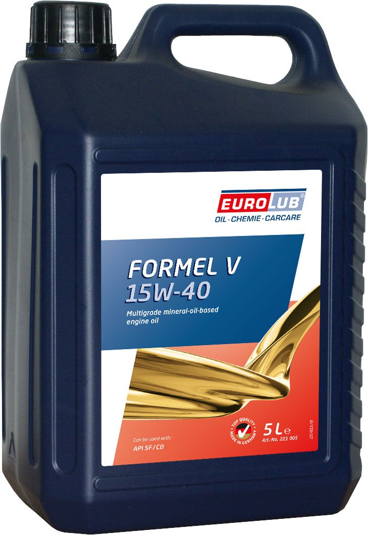 EUROLUB FORMEL V SAE 15W-40 Motoröl, 5 Liter von EUROLUB