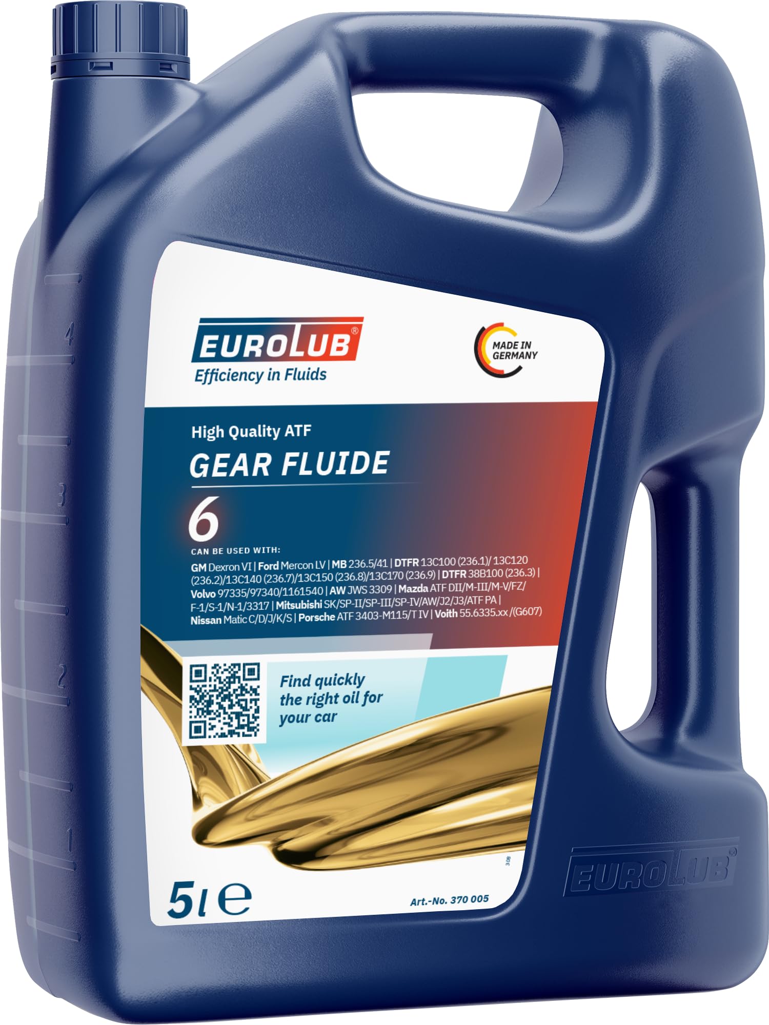 EUROLUB GEAR FLUIDE 6 Getriebeöl, 5 Liter von EUROLUB