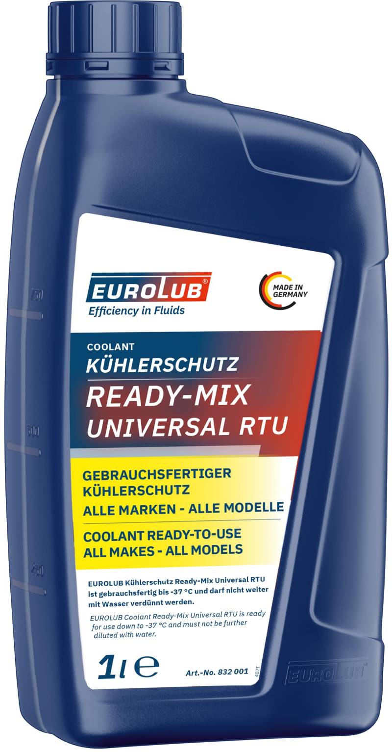 EUROLUB Kühlerschutz Ready-Mix Universal RTU, 1 Liter von EUROLUB