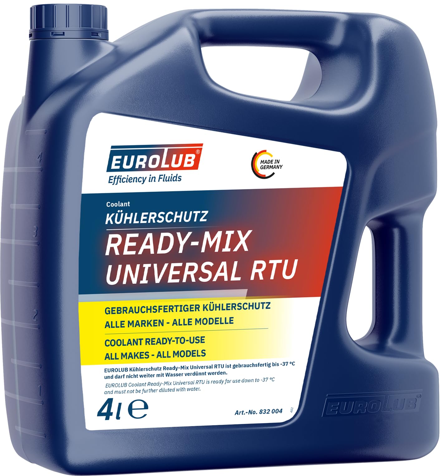 EUROLUB Kühlerschutz Ready-Mix Universal RTU, 4 Liter von EUROLUB