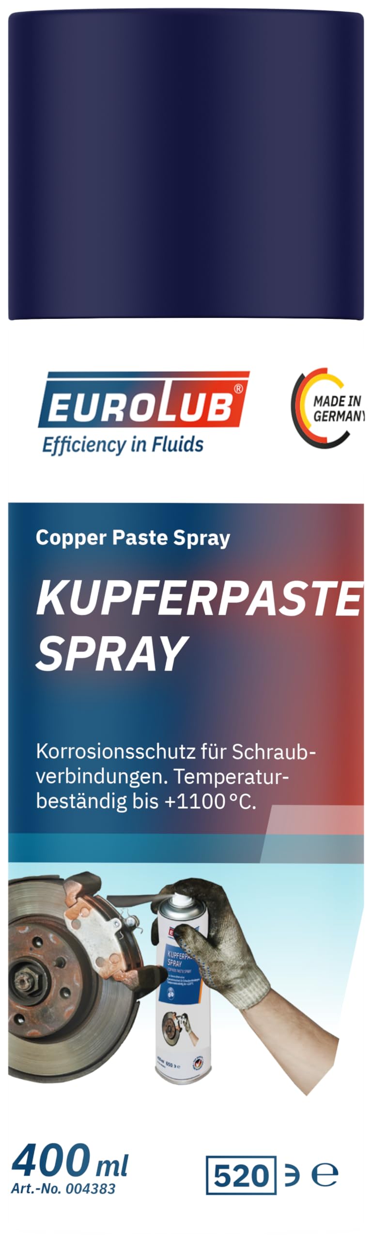 EUROLUB Kupferpaste Spray, 400 ml von EUROLUB