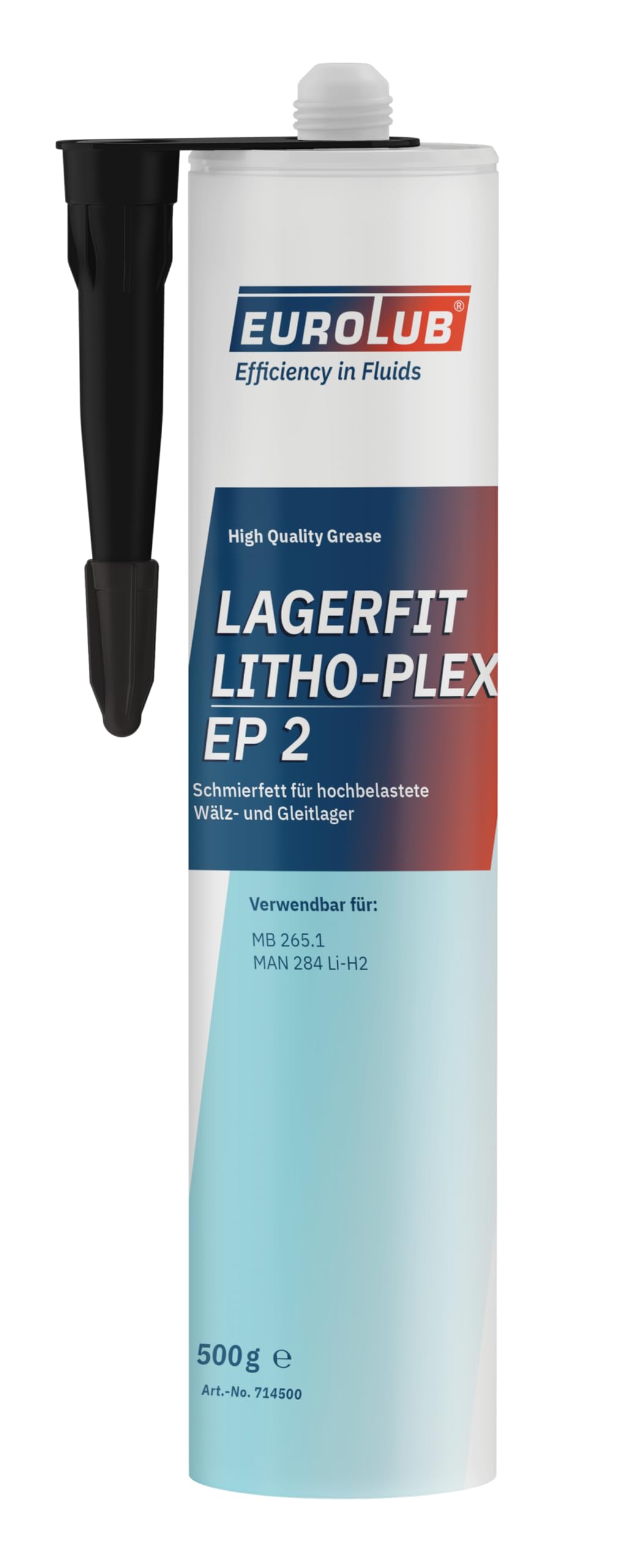 EUROLUB Lagerfit Litho-Plex EP 2 Schmierfett, 500 g von EUROLUB