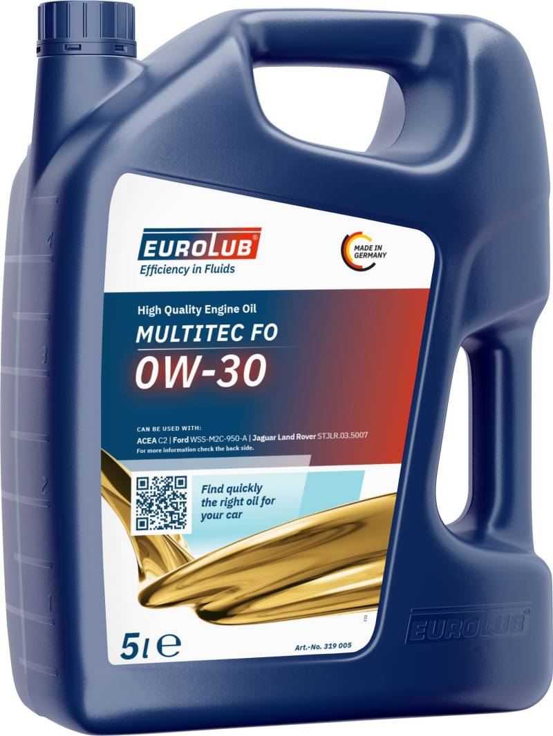 EUROLUB MULTITEC FO 0W-30 Motoröl, 5 Liter, schwarz von EUROLUB