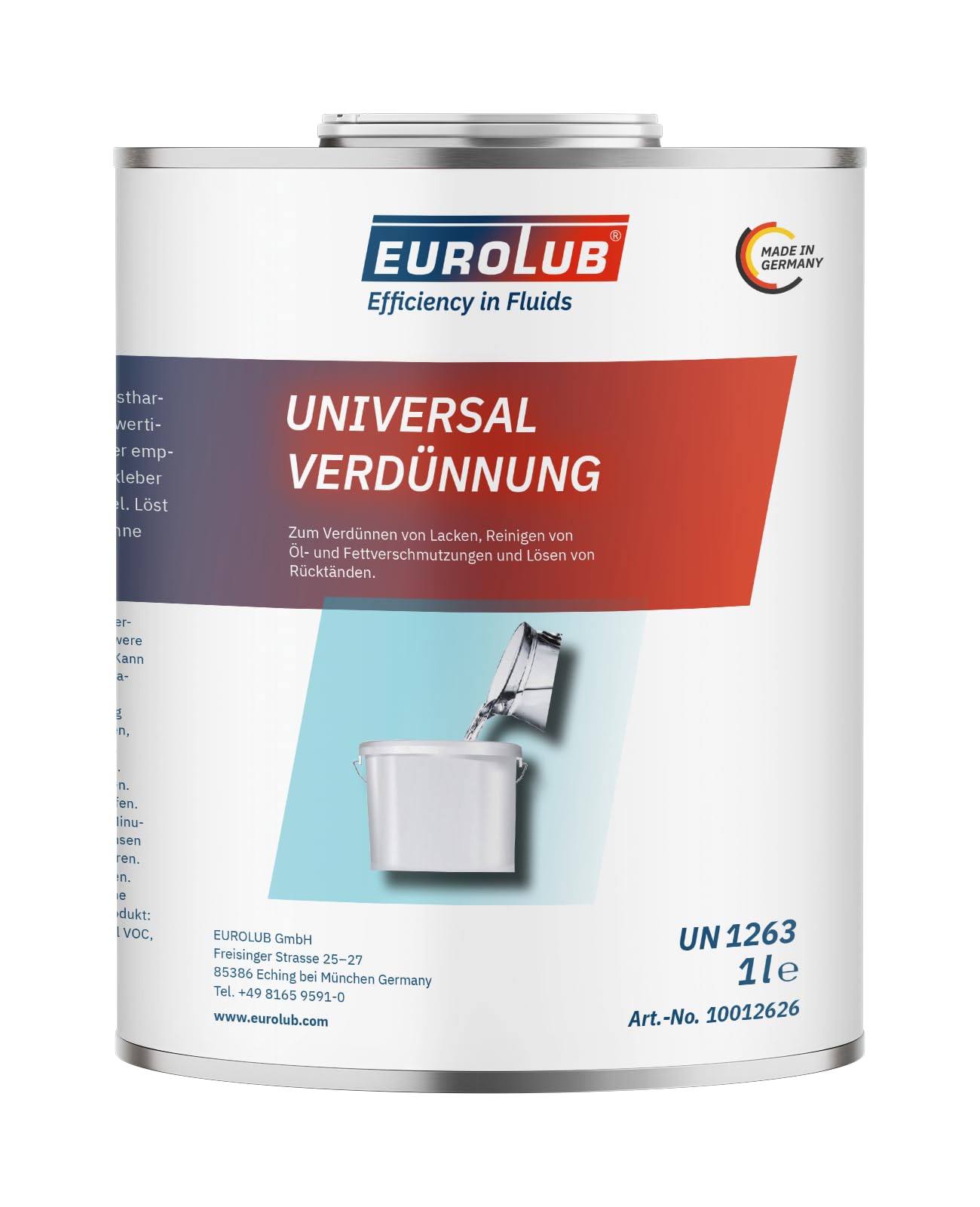 EUROLUB Universalverdünnung, 1 Liter von EUROLUB