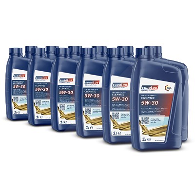 Eurolub 12x 1 L CLEANTEC SAE 5W/30 [Hersteller-Nr. 349001] von EUROLUB