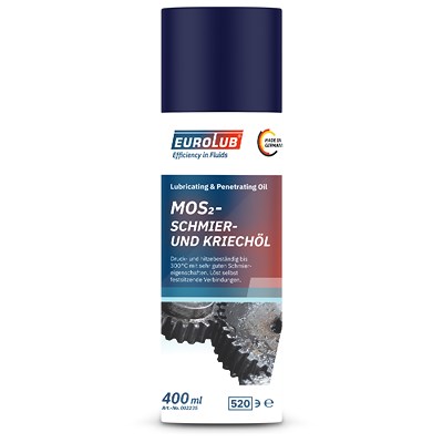 Eurolub 1x 400ml MoS2 Schmier- und Kriechöl [Hersteller-Nr. 002235] von EUROLUB