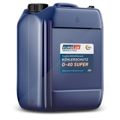 Eurolub 20 L Kühlerschutz D-40 SUPER Kühlerfrostschutz [Hersteller-Nr. 834020] von EUROLUB