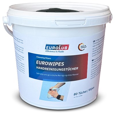 Eurolub EUROWIPES 80 Blatt Reinigungstücher von EUROLUB