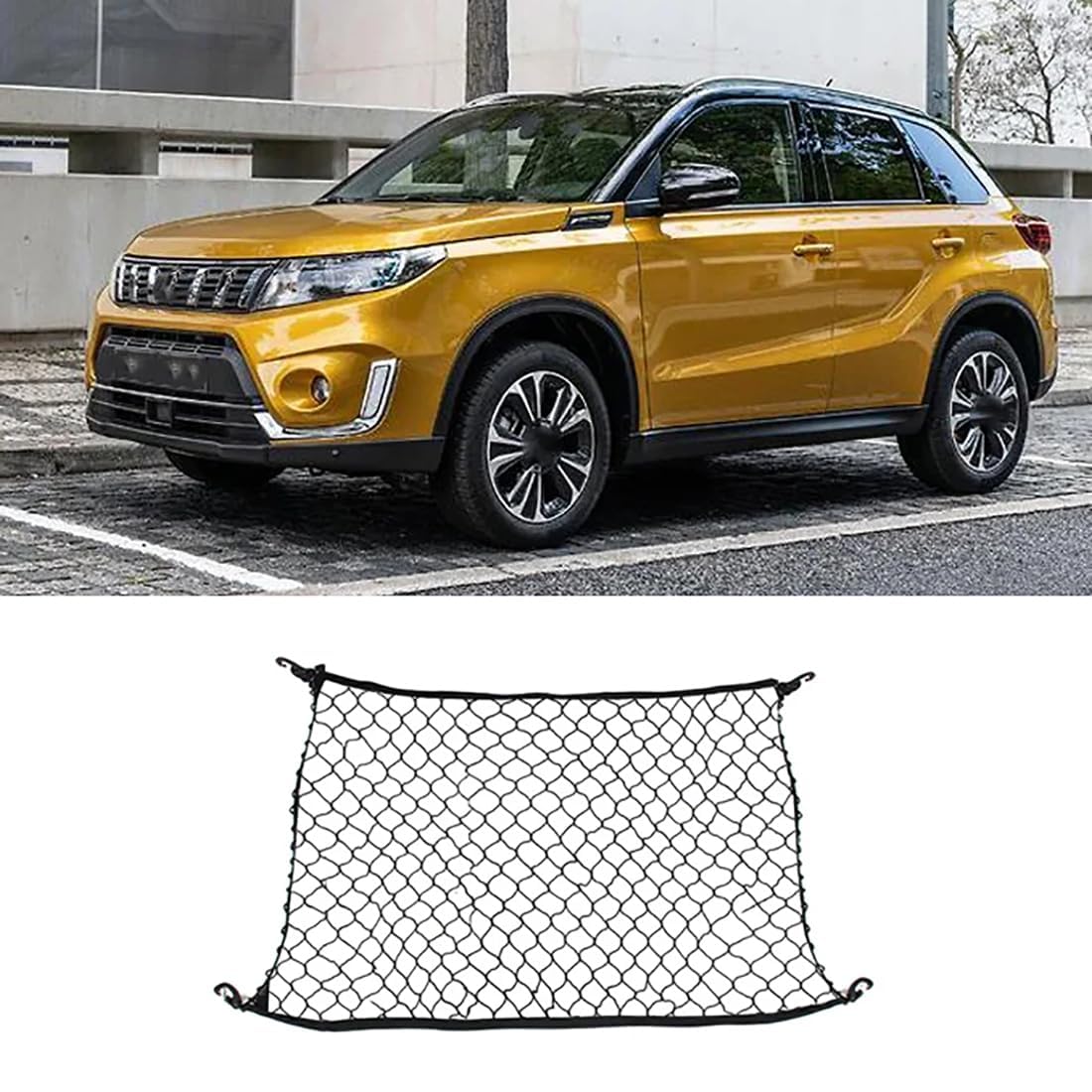 Kofferraumnetz, kompatibel mit Suzuki Vitara LY 2015-2023, Auto-Ladungsnetz von EVANEM