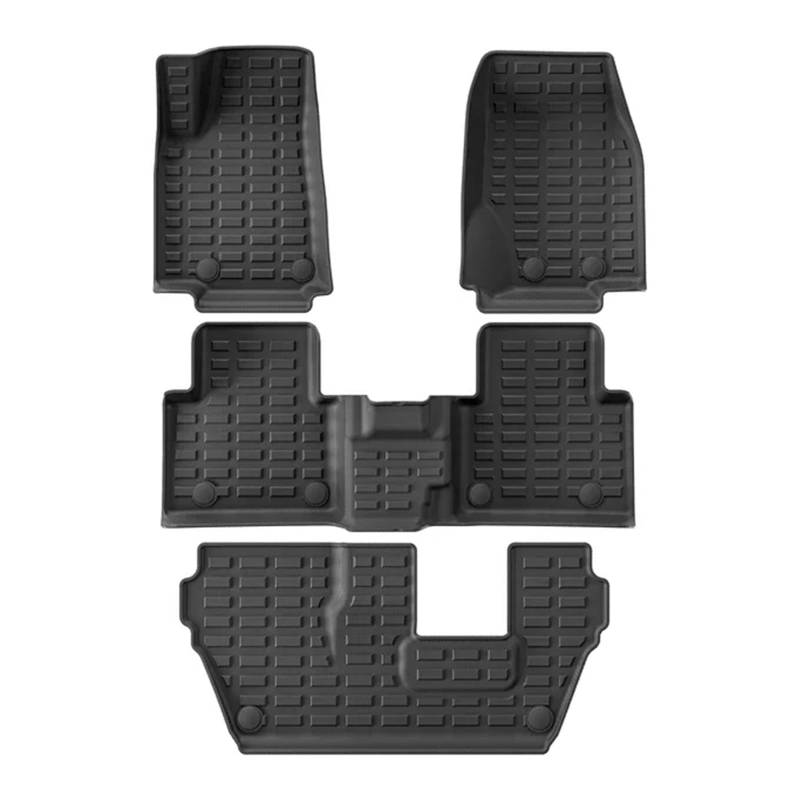 Auto Kofferraummatte Für Jeep Für Grand Für Cherokee L 2021 2022 2023 2024 Kofferraum Matte Fuß Matten Wetter Anti Slip Hinten Stamm Pad Cargo-Liner Anti Schmutzige Pad Cargo Teppich(Foot pad) von EVEKHAHHRB