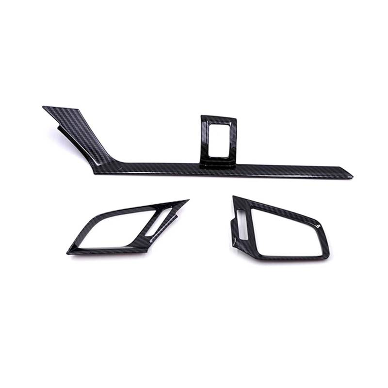 Getriebe Panel Trim 3Pcs Für Civic 10th 2016 2017 2018 2019 2020 2021 LHD Auto Dashboard Air Vent Abdeckung Trim Dekoration Zubehör Mittelkonsole Frame von EVEKHAHHRB