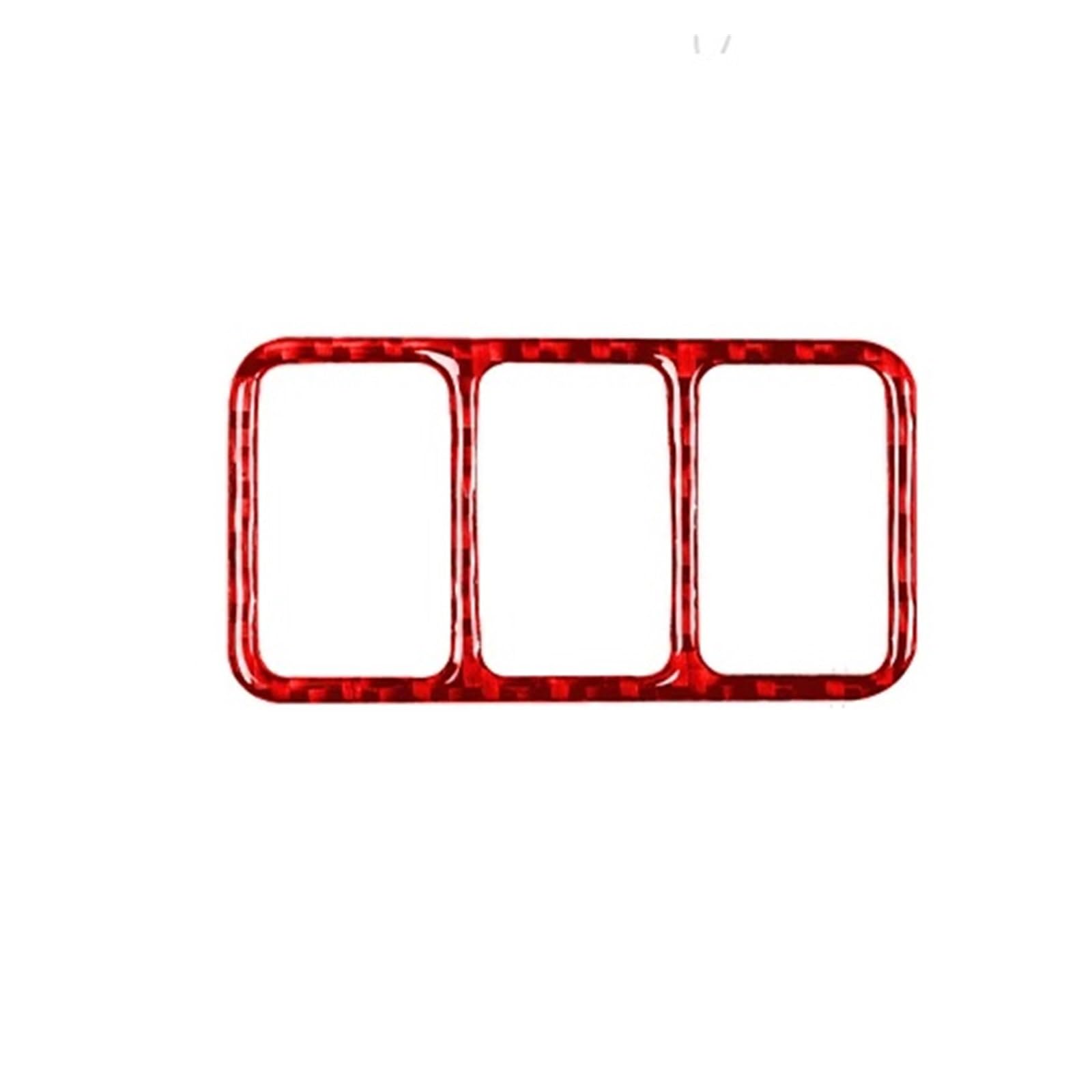 Getriebe Panel Trim Für 370-Z Z34 2009-UP Auto Center Konsole Wasser Tasse Panel Trim Abdeckung Auto Innen Zubehör Dekorative Aufkleber Mittelkonsole Frame(D Red) von EVEKHAHHRB