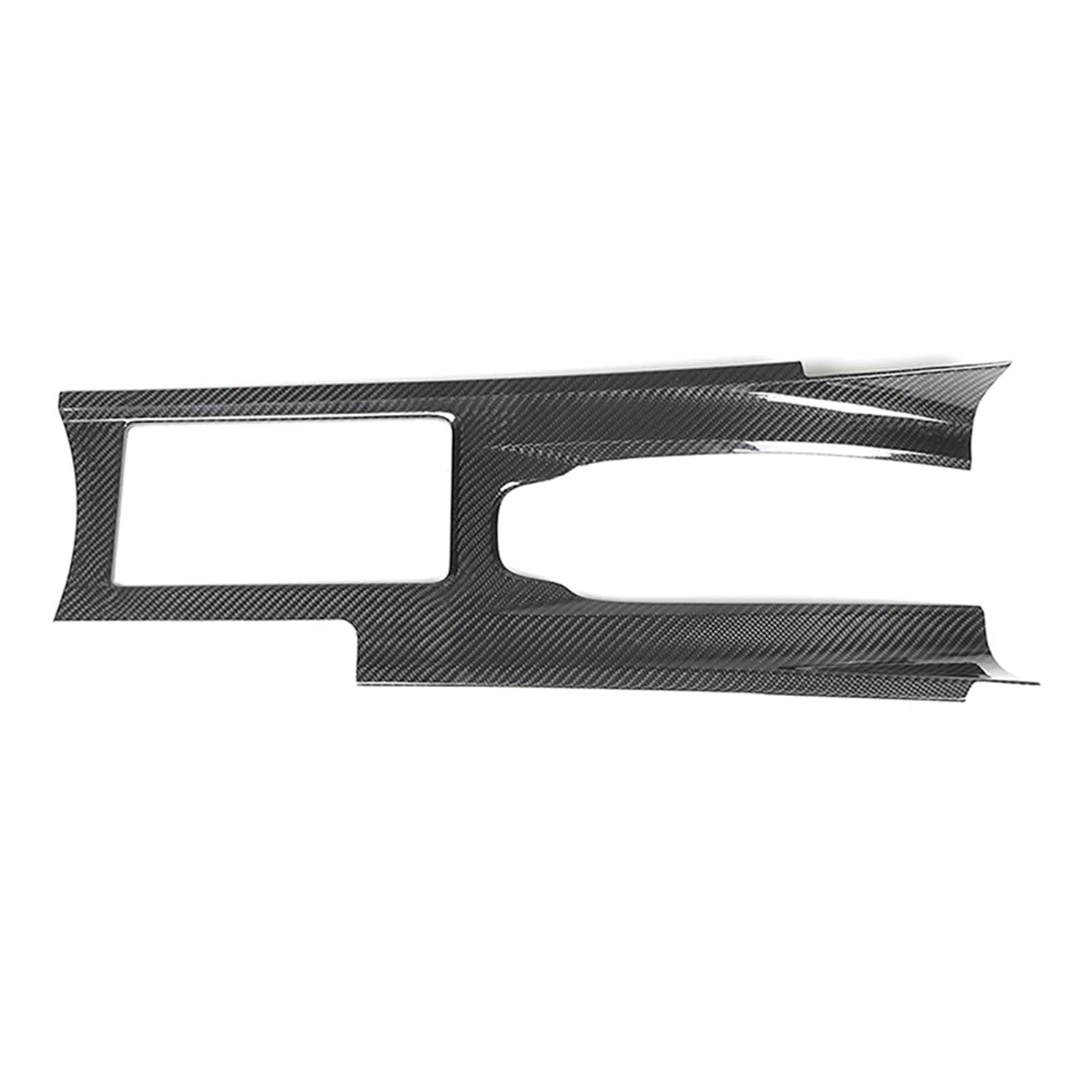 Getriebe Panel Trim Für GTR R35 2008-2010 2011 2012 2013 2014 2015 2016 Auto Mittelkonsole Wasser Tasse Panel Getriebe Rahmen Real Carbon Fiber Innen Trim Abdeckung Mittelkonsole Frame(Gloss Carbon-RH von EVEKHAHHRB