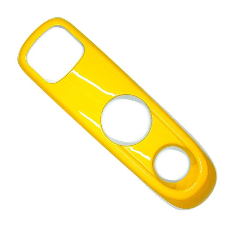 Getriebe Panel Trim Für Smart 451 Fortwo Auto Getriebe Shift Panel Dekoration Shell Schutzhülle Auto Aufkleber Innen Zubehör Mittelkonsole Frame(Yellow) von EVEKHAHHRB